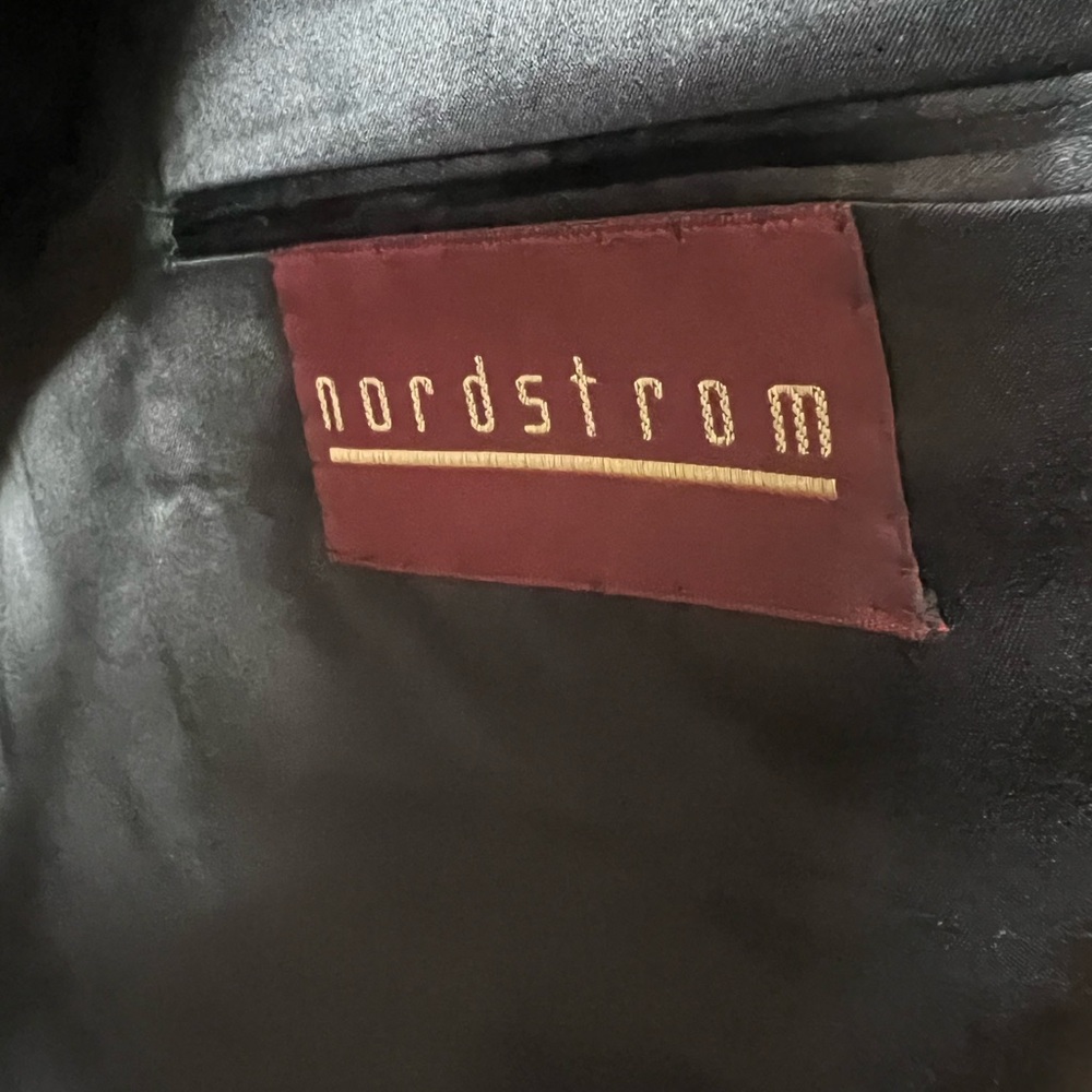 Nordstrom Vintage Wool and Mink long Trench Coat Size L - Picture 6 of 10